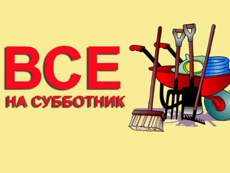 Все на субботник.